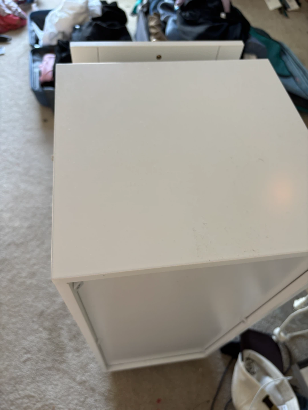 White 3-Drawer Storage Cabinet - photo 3