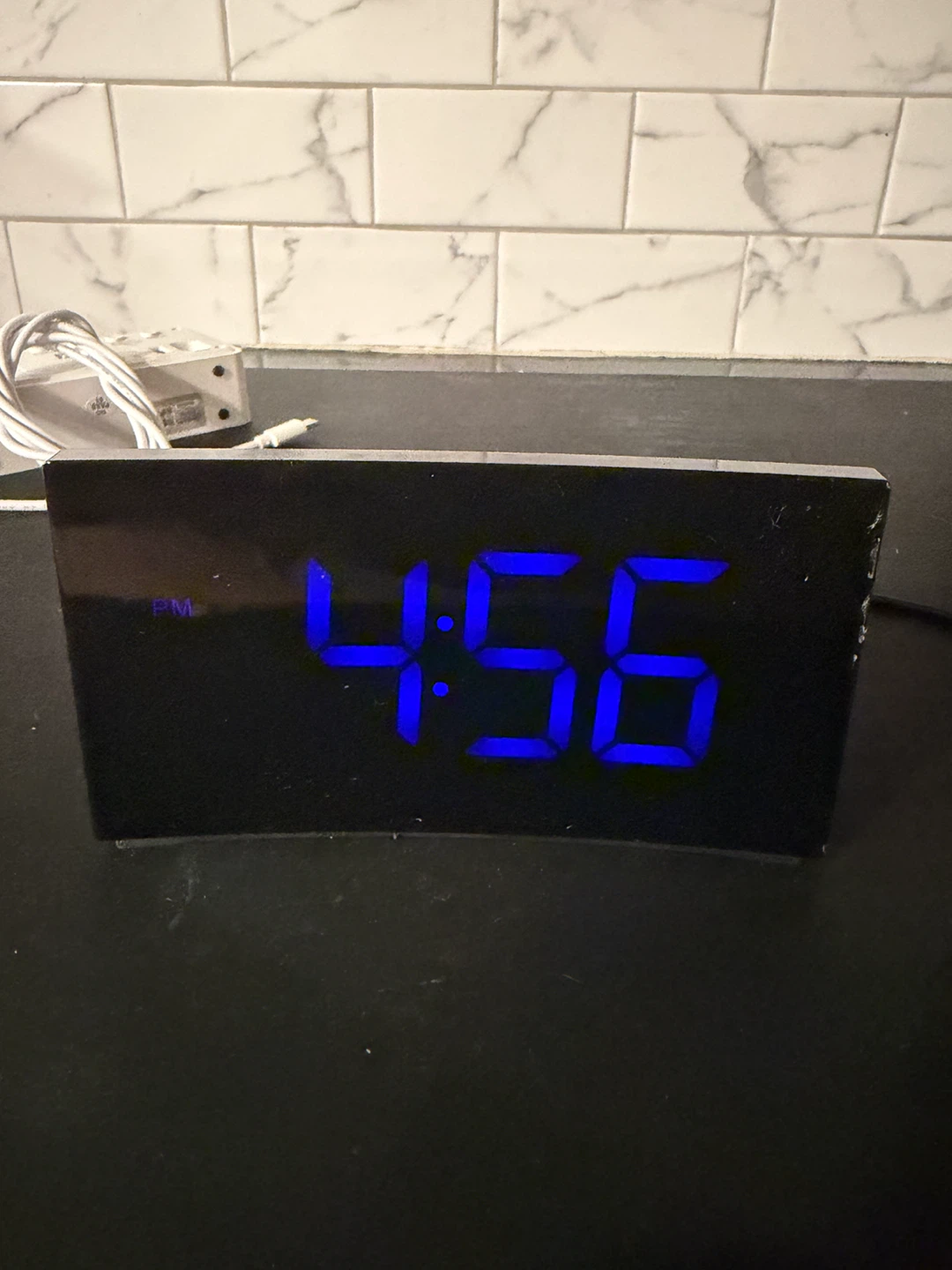 Black Digital Alarm Clock
