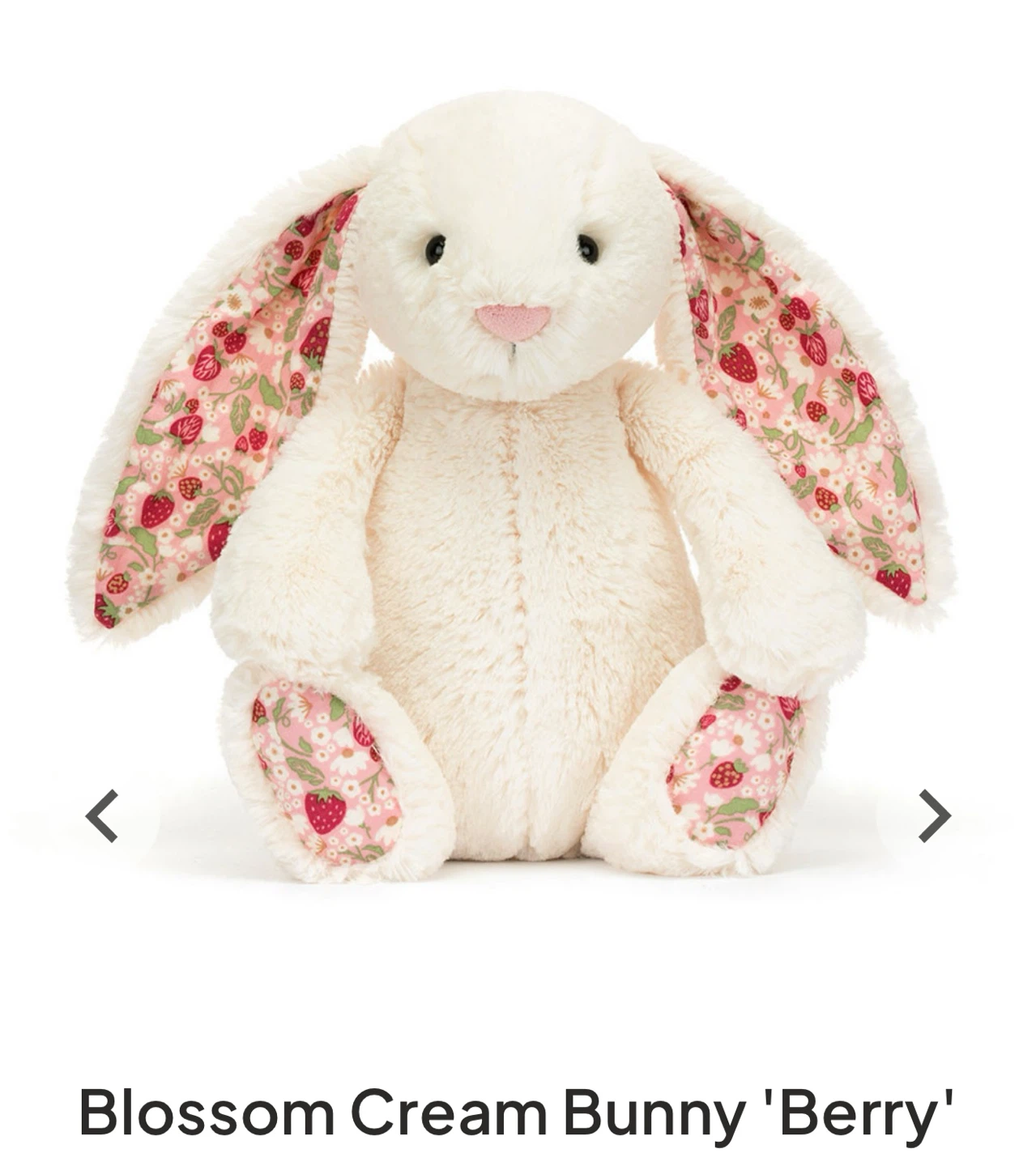 Jellycat Blossom Cream Bunny 'Berry' - photo 2