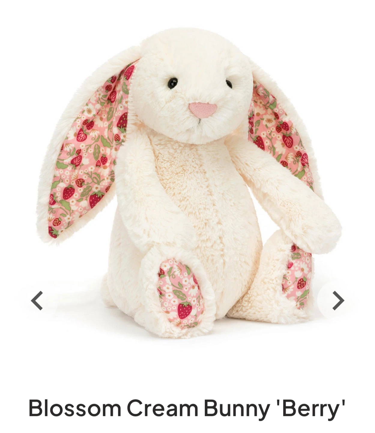 Jellycat Blossom Cream Bunny 'Berry' - photo 3