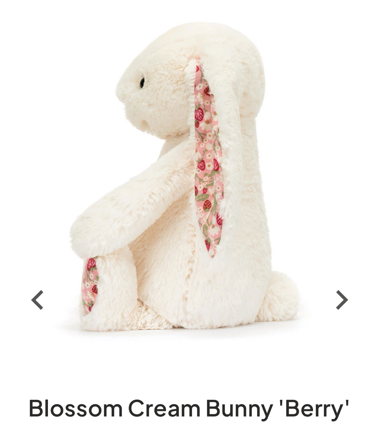 Jellycat Blossom Cream Bunny 'Berry' - photo 4