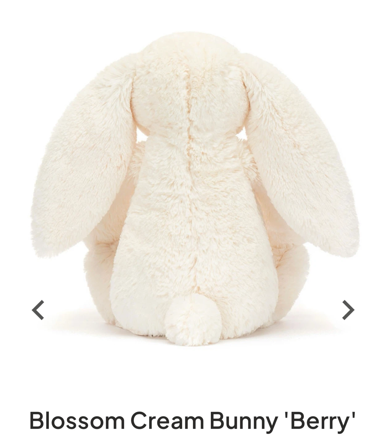 Jellycat Blossom Cream Bunny 'Berry' - photo 5