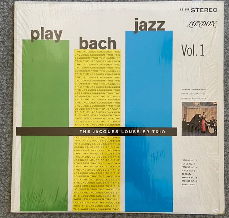 The Jacques Loussier Trio Play Bach Vol. 1 Vinyl Record