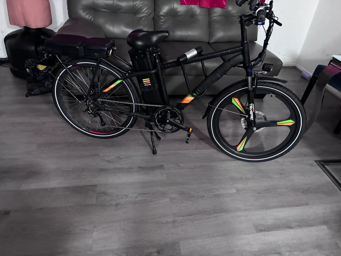Black Electric Fat Tire Bike - photo 3