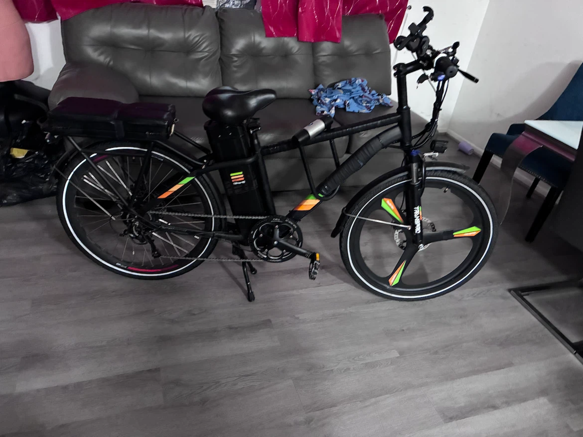 Black Electric Fat Tire Bike - photo 5