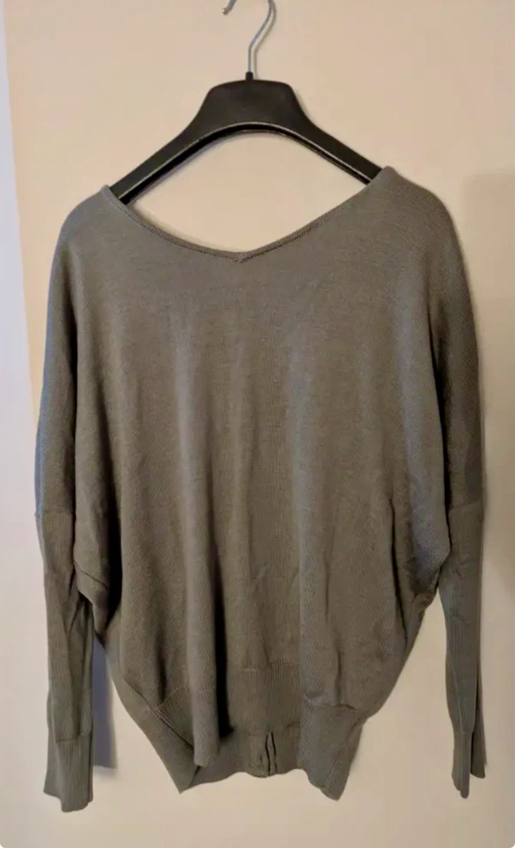 Two way wear- Grey Cardigan Sweater