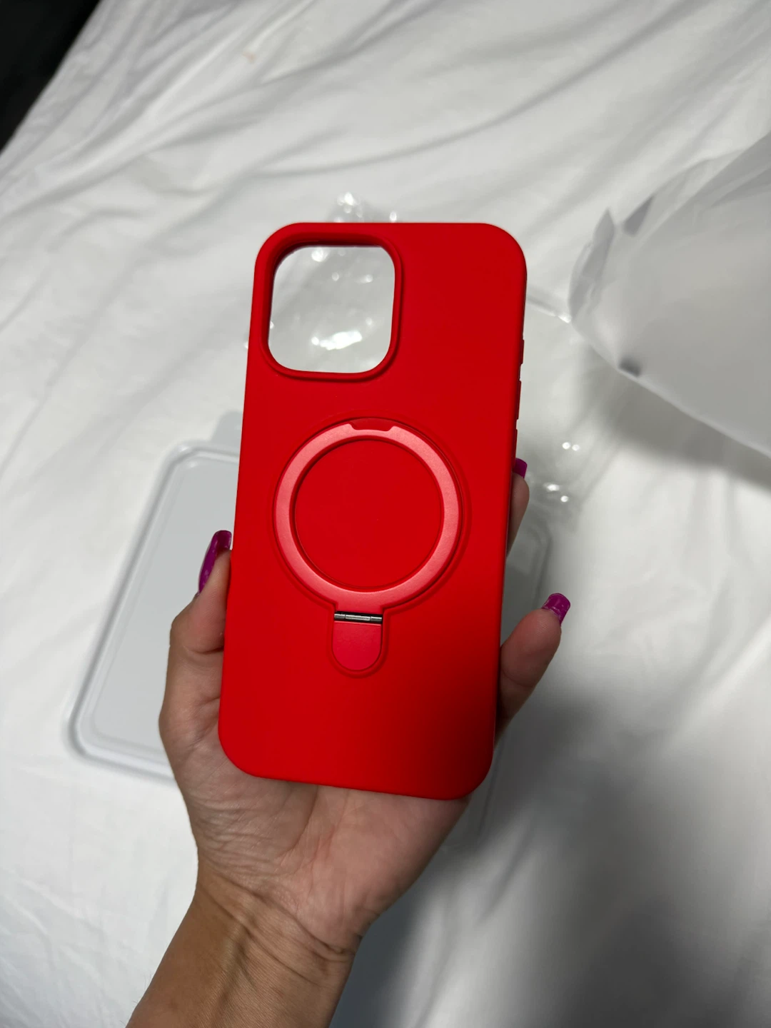 Red iPhone 16 pro max Case with MagSafe - photo 3