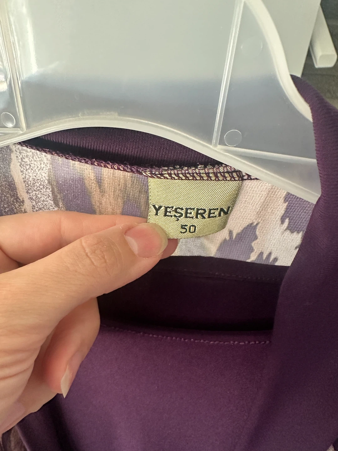 YESEREN Women's Purple Animal Print set - Size 50 - photo 2