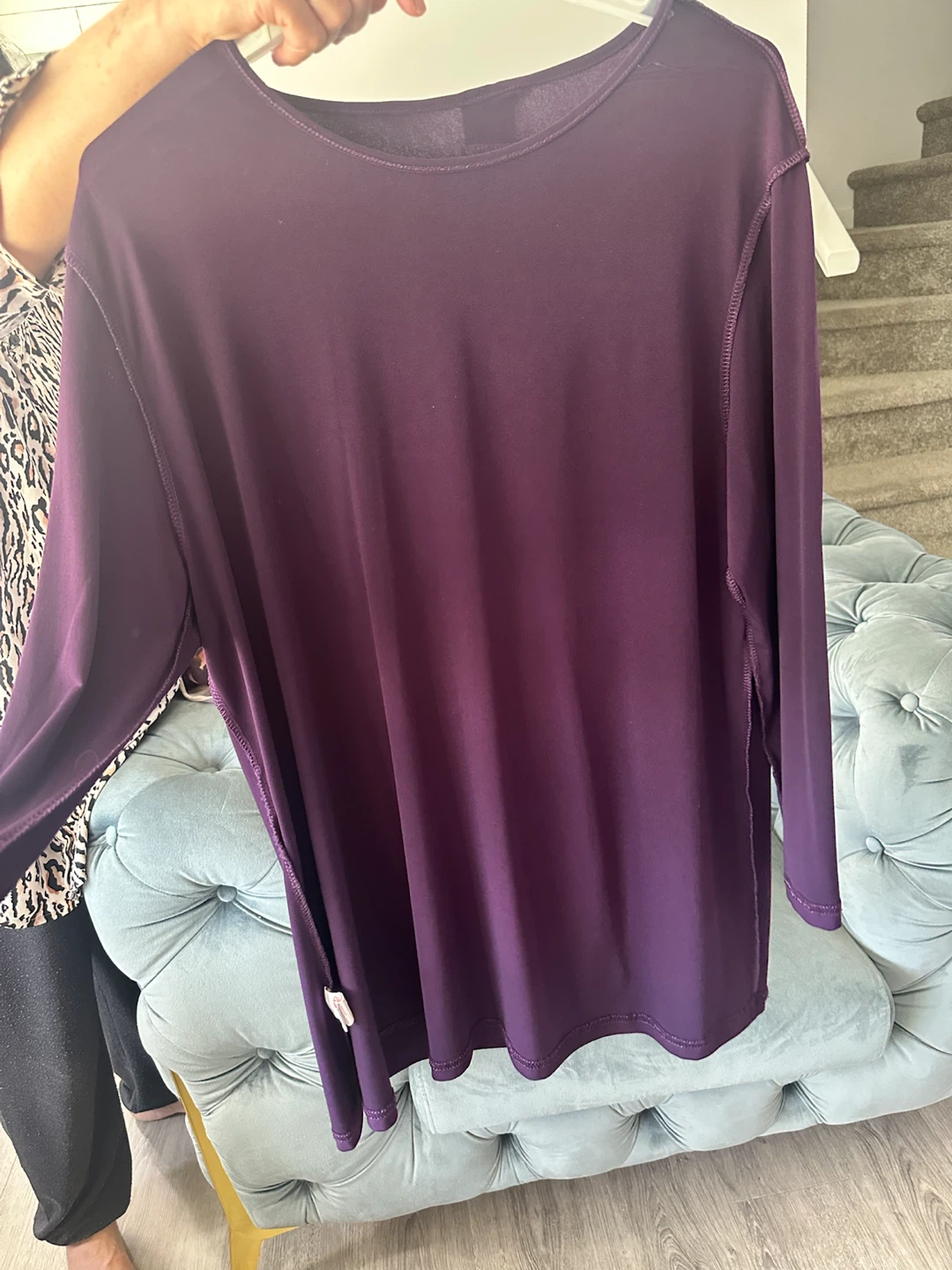 YESEREN Women's Purple Animal Print set - Size 50 - photo 3