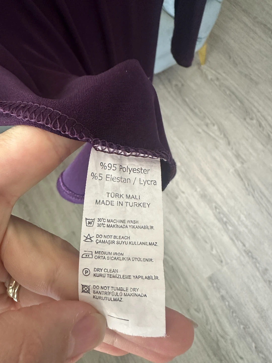 YESEREN Women's Purple Animal Print set - Size 50 - photo 4