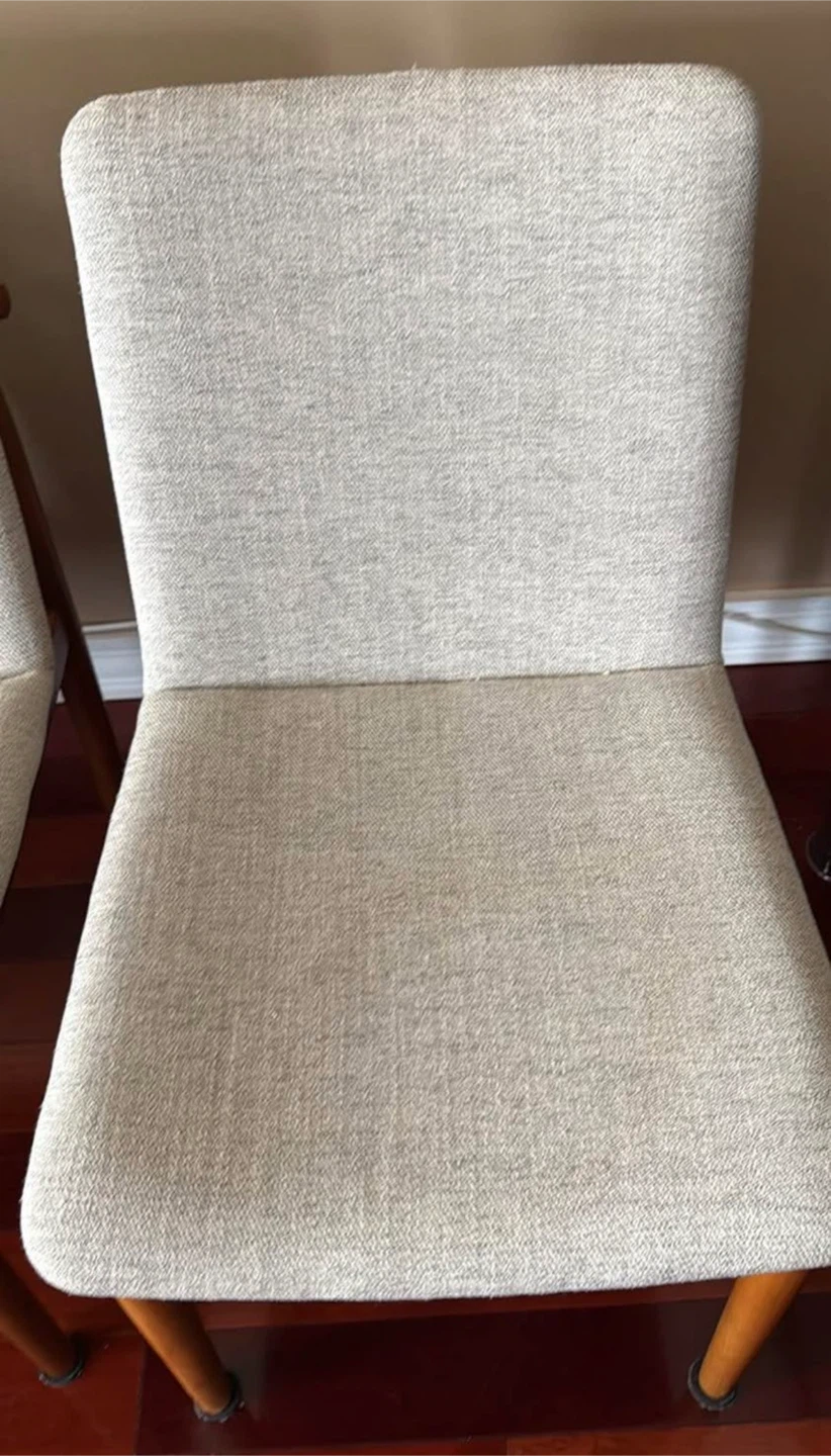 West Elm Framework Set of 3 Upholstered Dining Chairs - photo 2