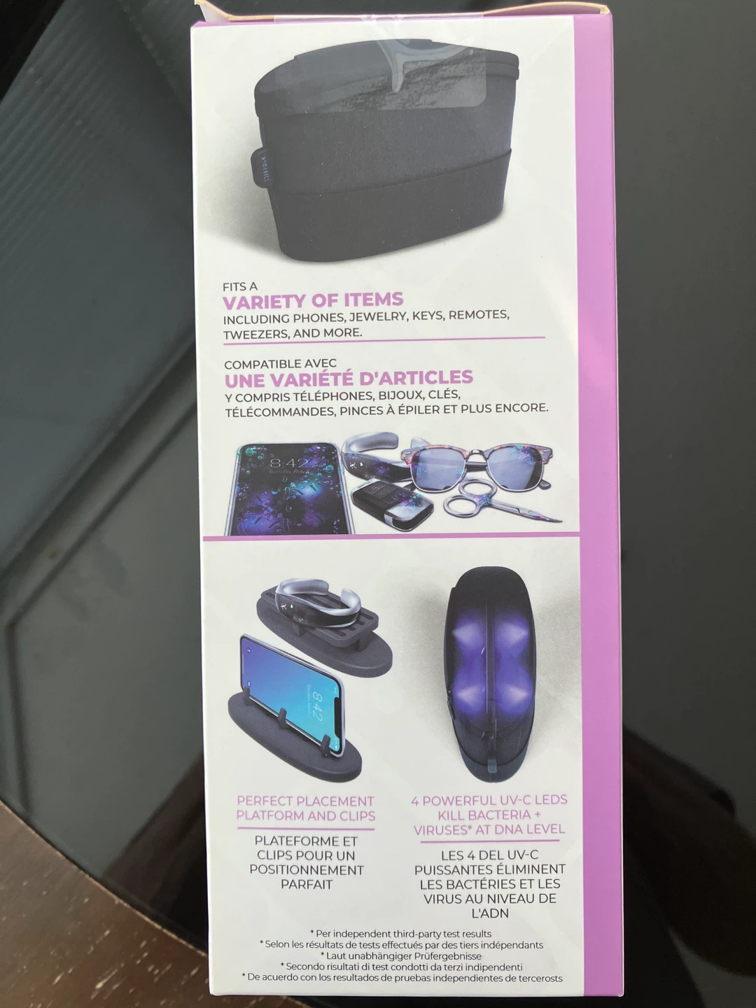 HoMedics UVclean Portable Sanitizer Bag - photo 2