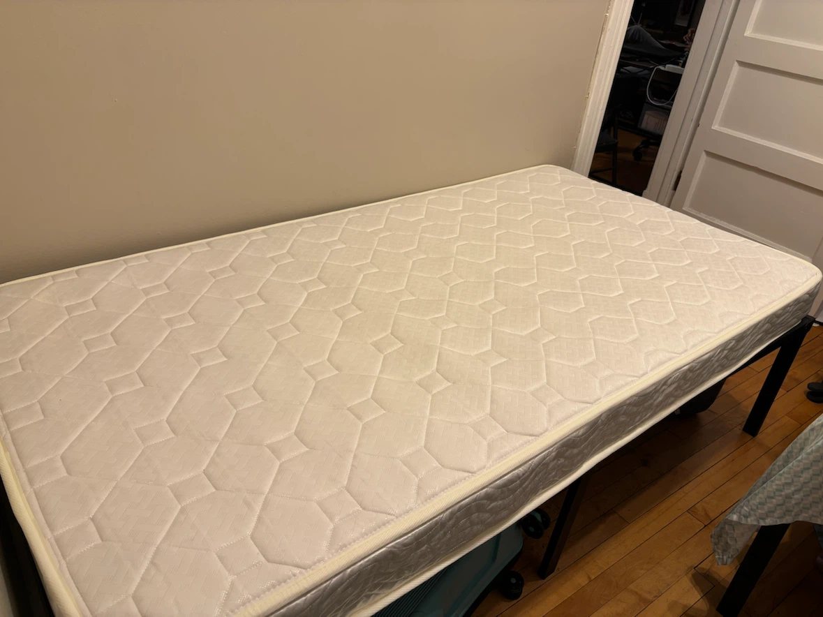 Twin Mattress XL AND Metal Bed Frame