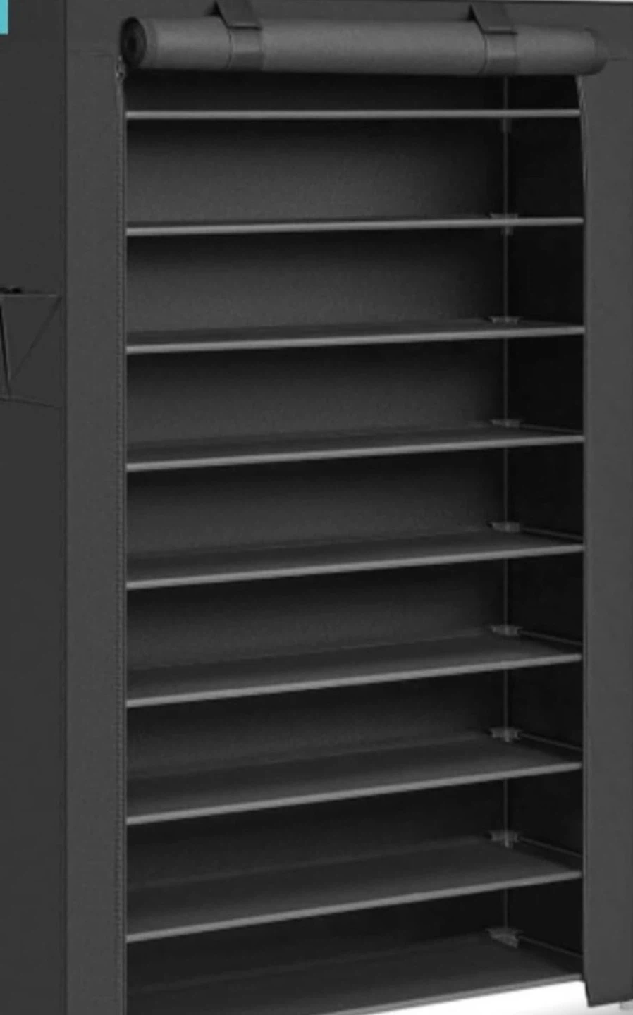 10-Tier Shoe Rack Organizer with Cover - photo 2