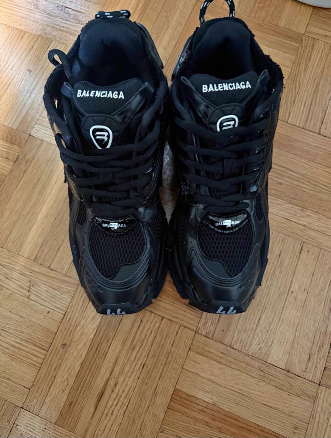 Balenciaga Black Runner Sneakers size 41