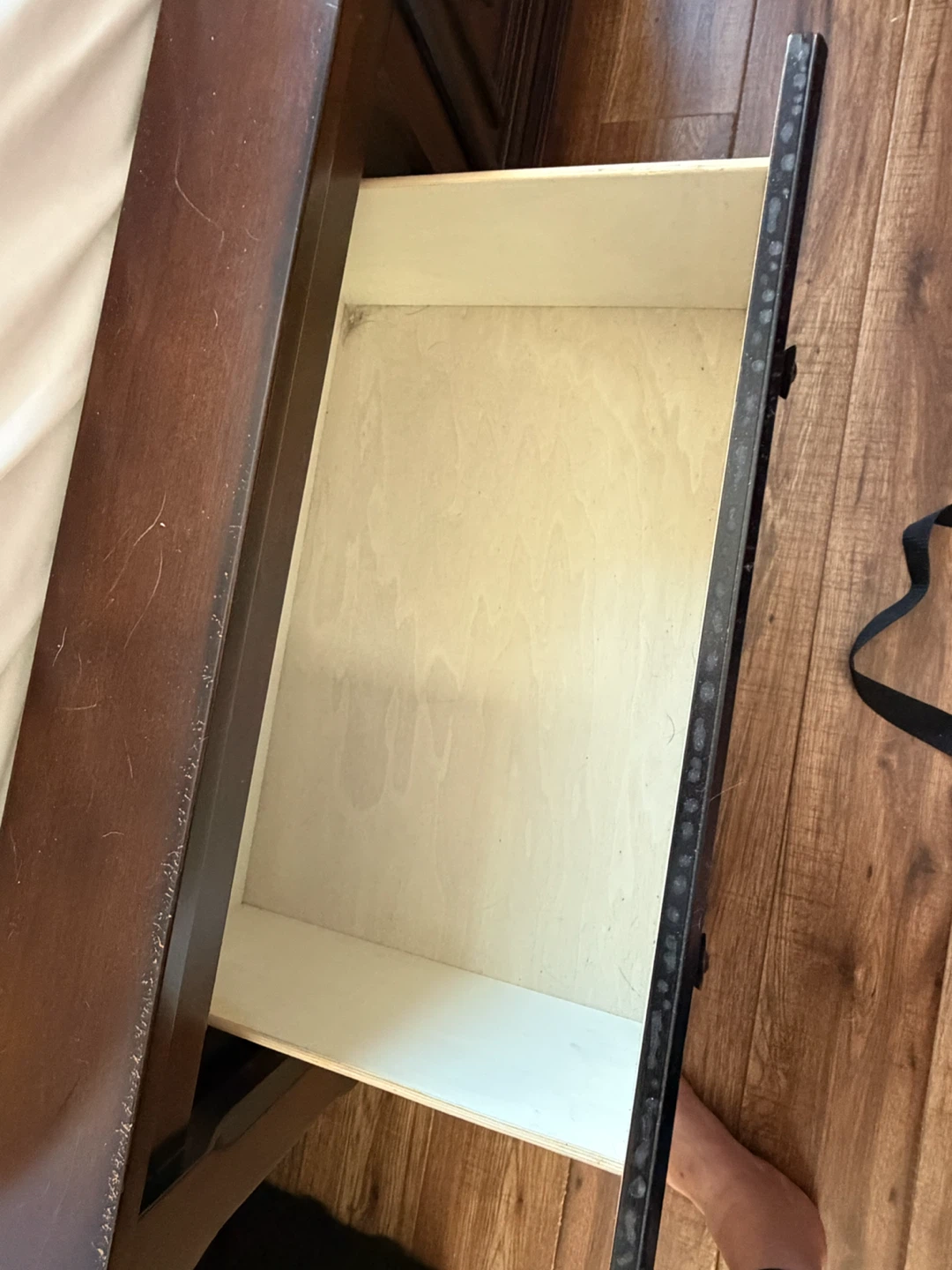 Queen sleigh bed with storage drawers and Endy mattress - photo 4