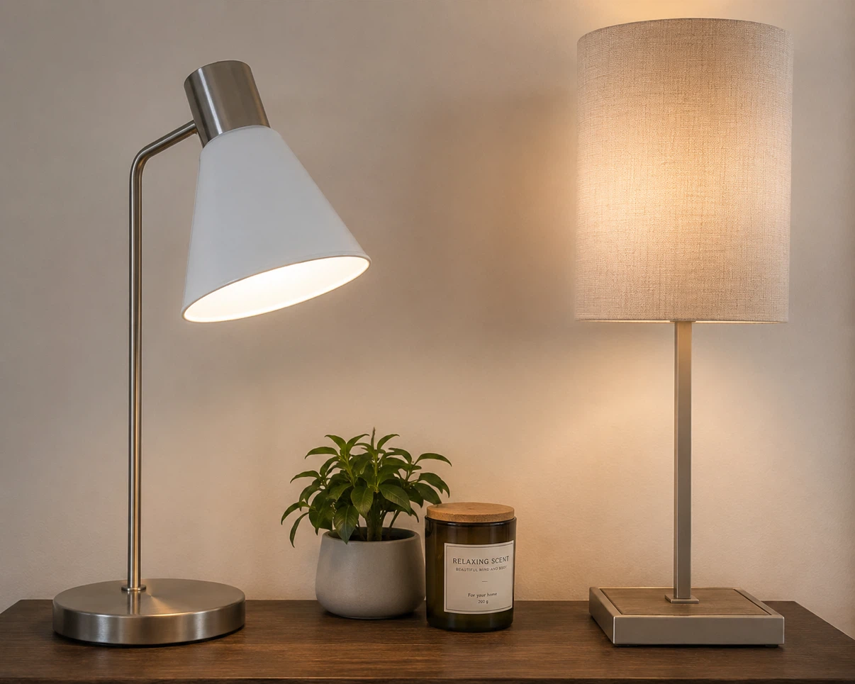 2 Desk/Bedside Lamps