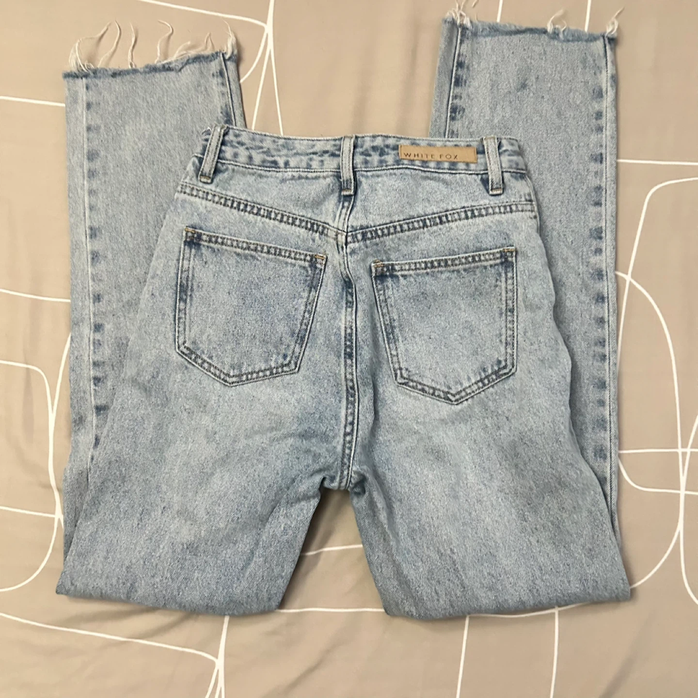 High-waisted Denim Jeans - photo 4