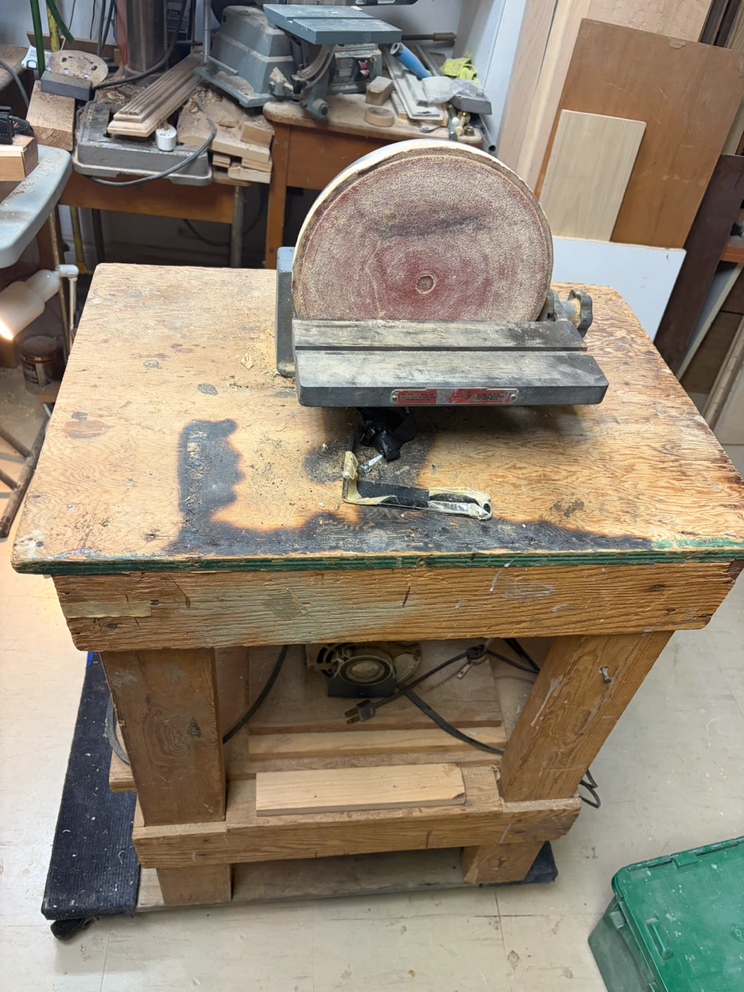 Delta Rockwell cast iron Disc Sander vintage - photo 2