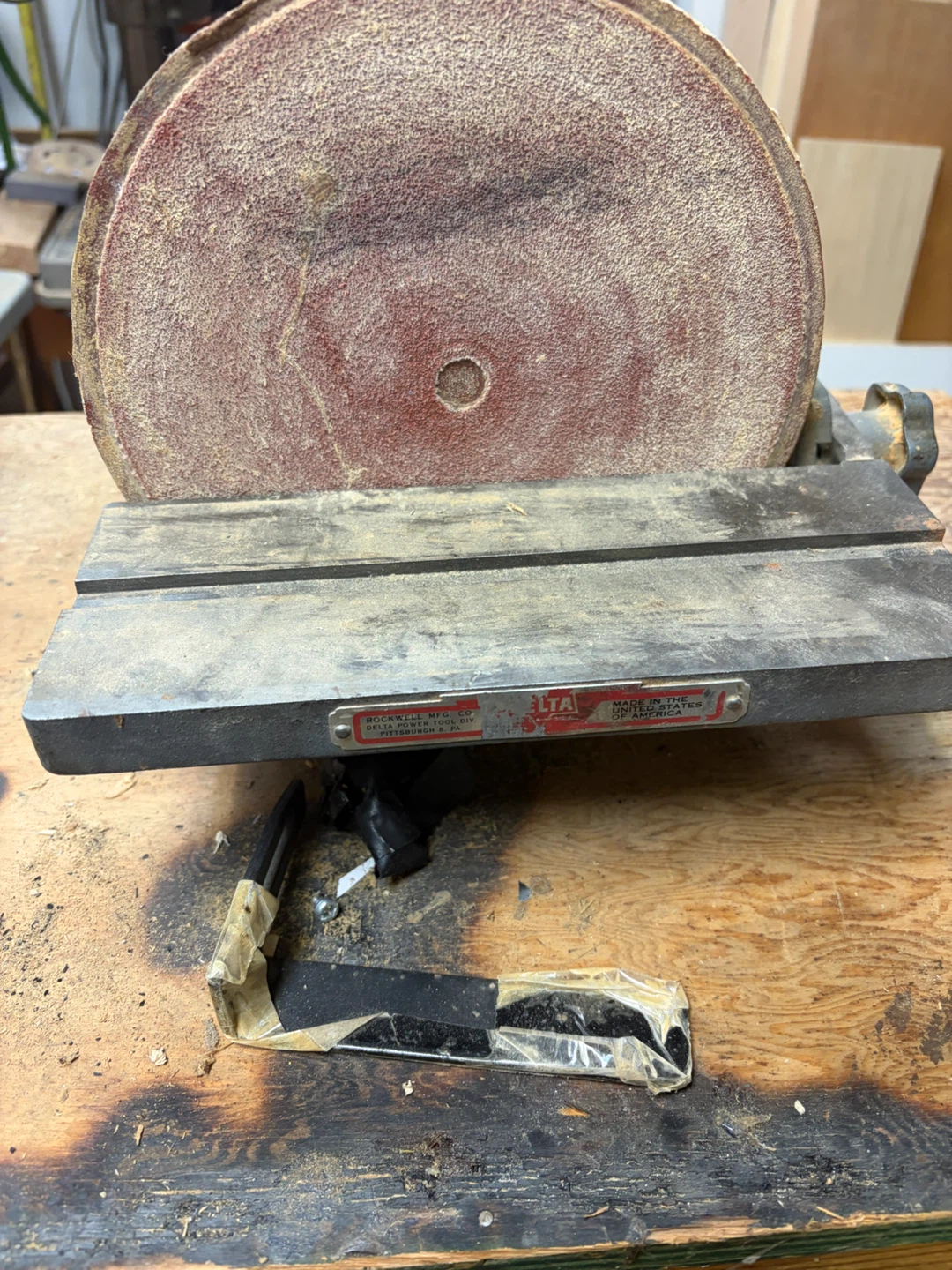 Delta Rockwell cast iron Disc Sander vintage - photo 5