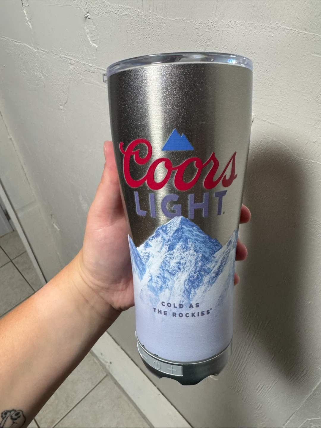 Coors Light Mountain Tumbler with speaker