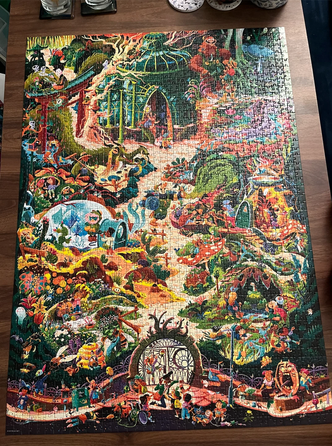 Heye 2000 Piece Puzzle - Botanic Garden !ONE PIECE MISSING