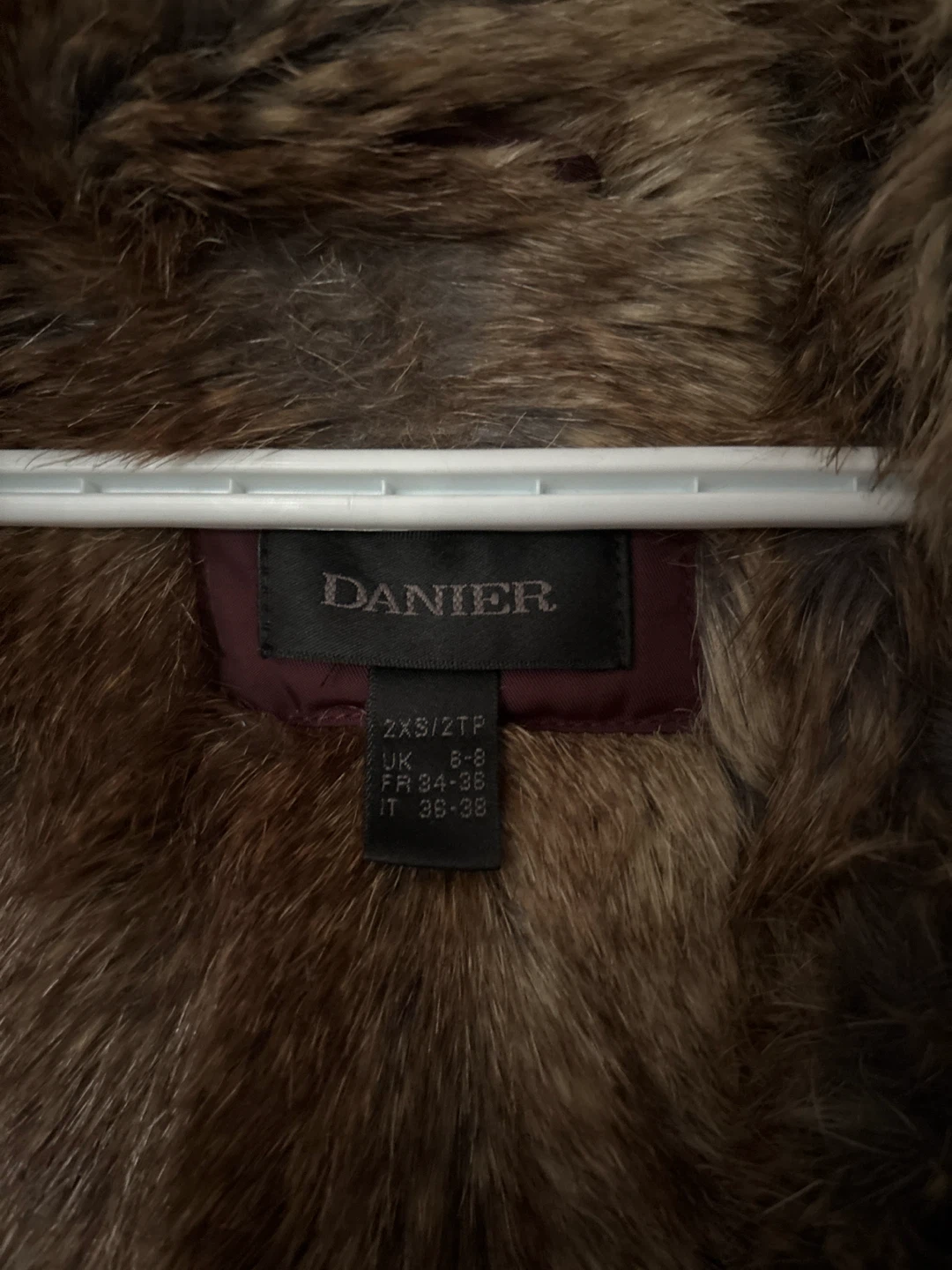Danier Women's Burgundy Parka with Faux Fur Trim - photo 2
