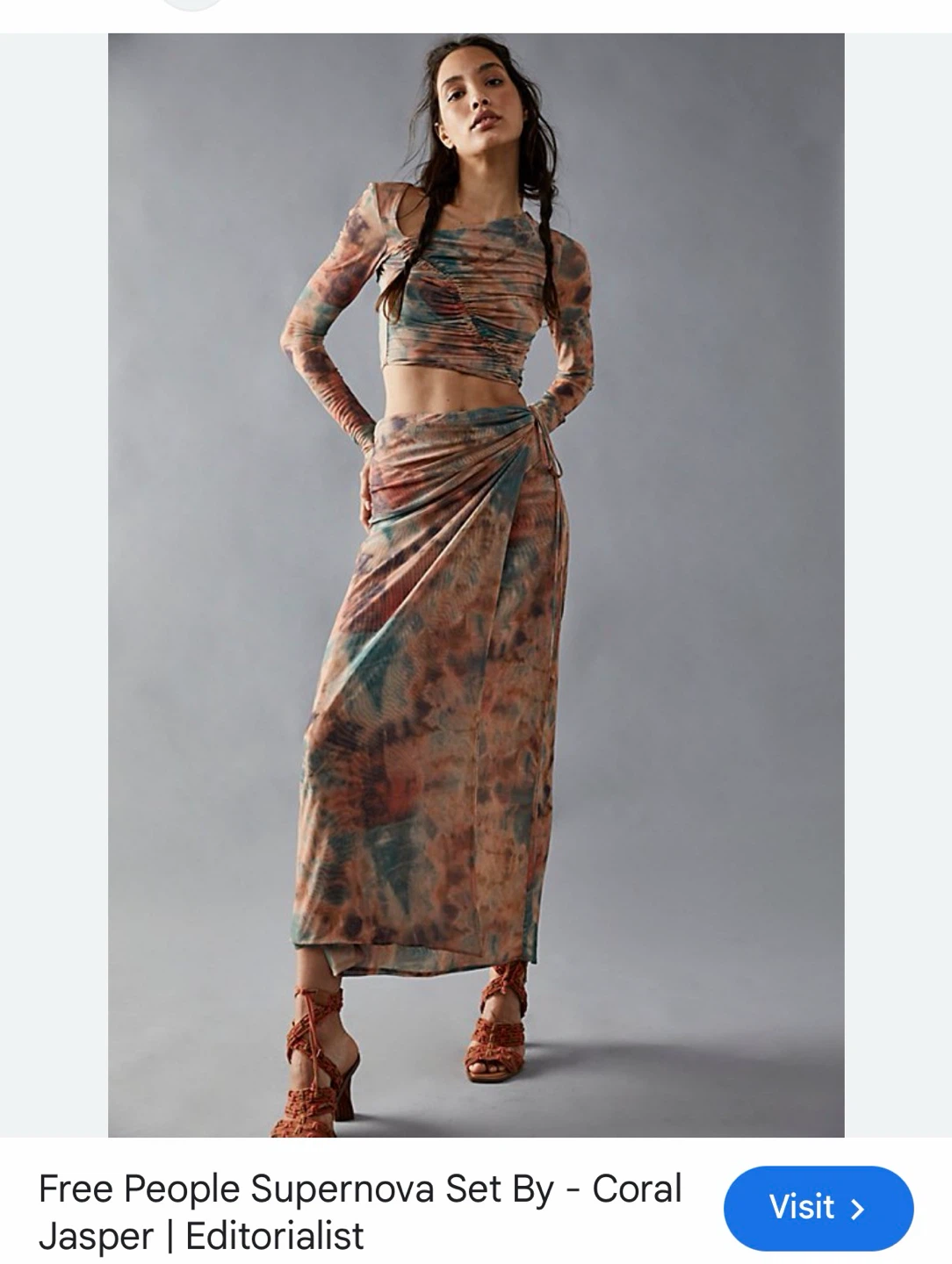 Free People Supernova Set - Coral Jasper