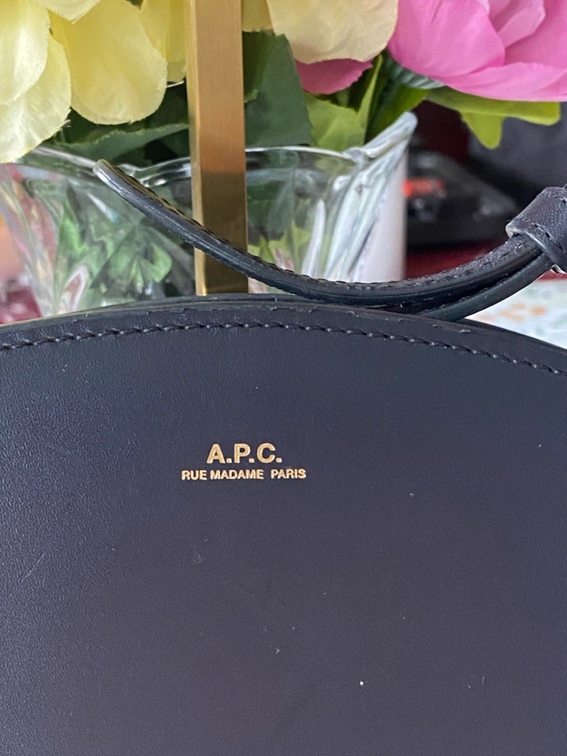 A.P.C. Rue Madame Paris Leather Saddle Bag - photo 2