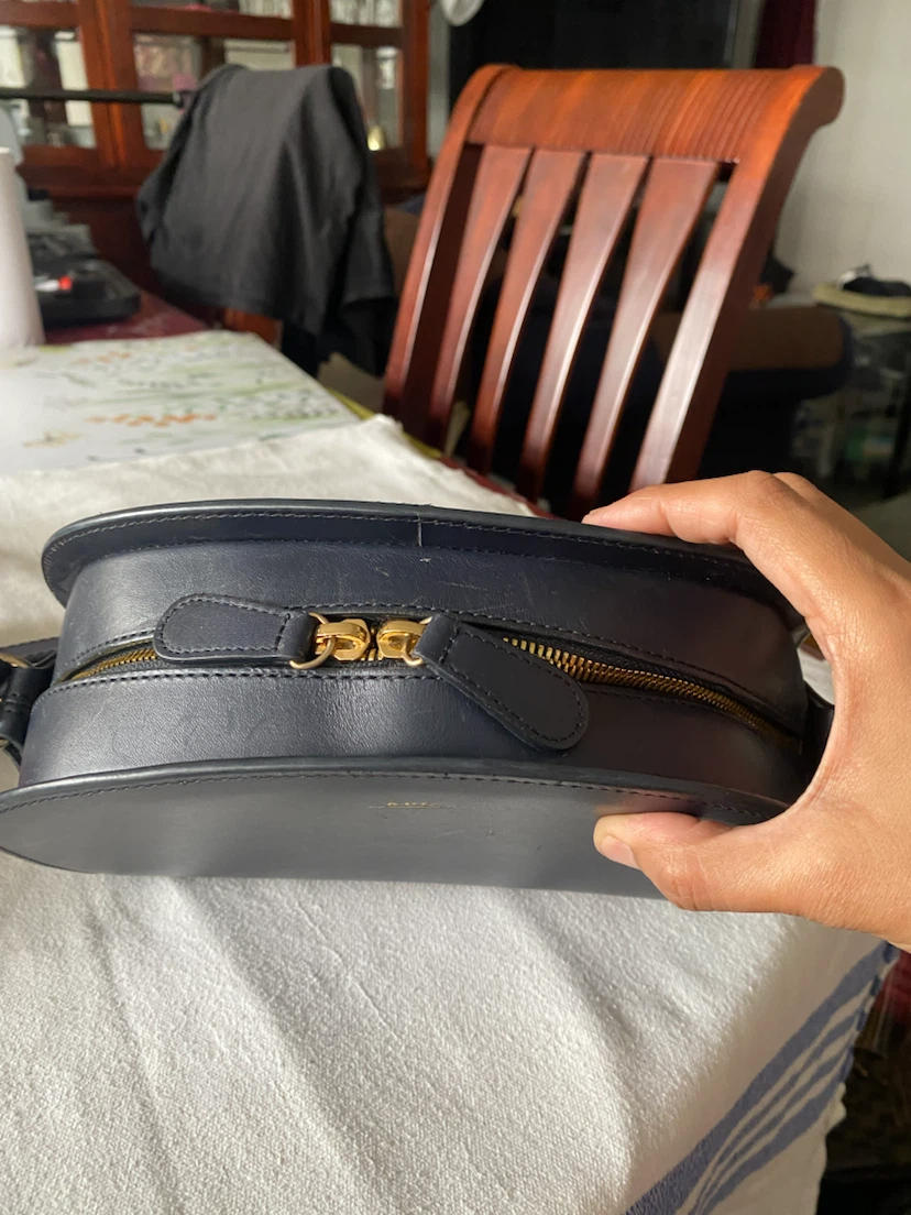 A.P.C. Rue Madame Paris Leather Saddle Bag - photo 5