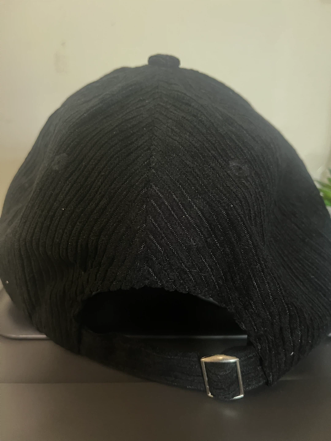 Black Corduroy Baseball Cap - God is Good - photo 2