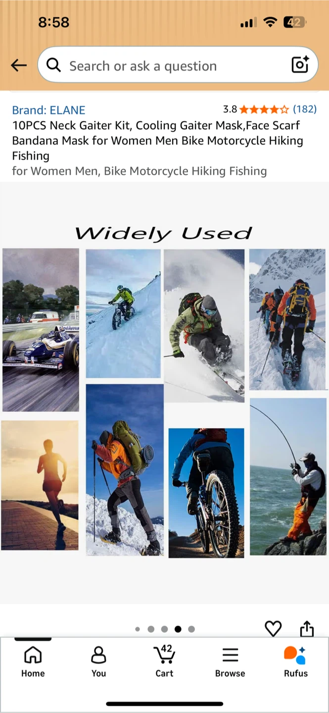 10PCS ELANE Neck Gaiter Kit - photo 5