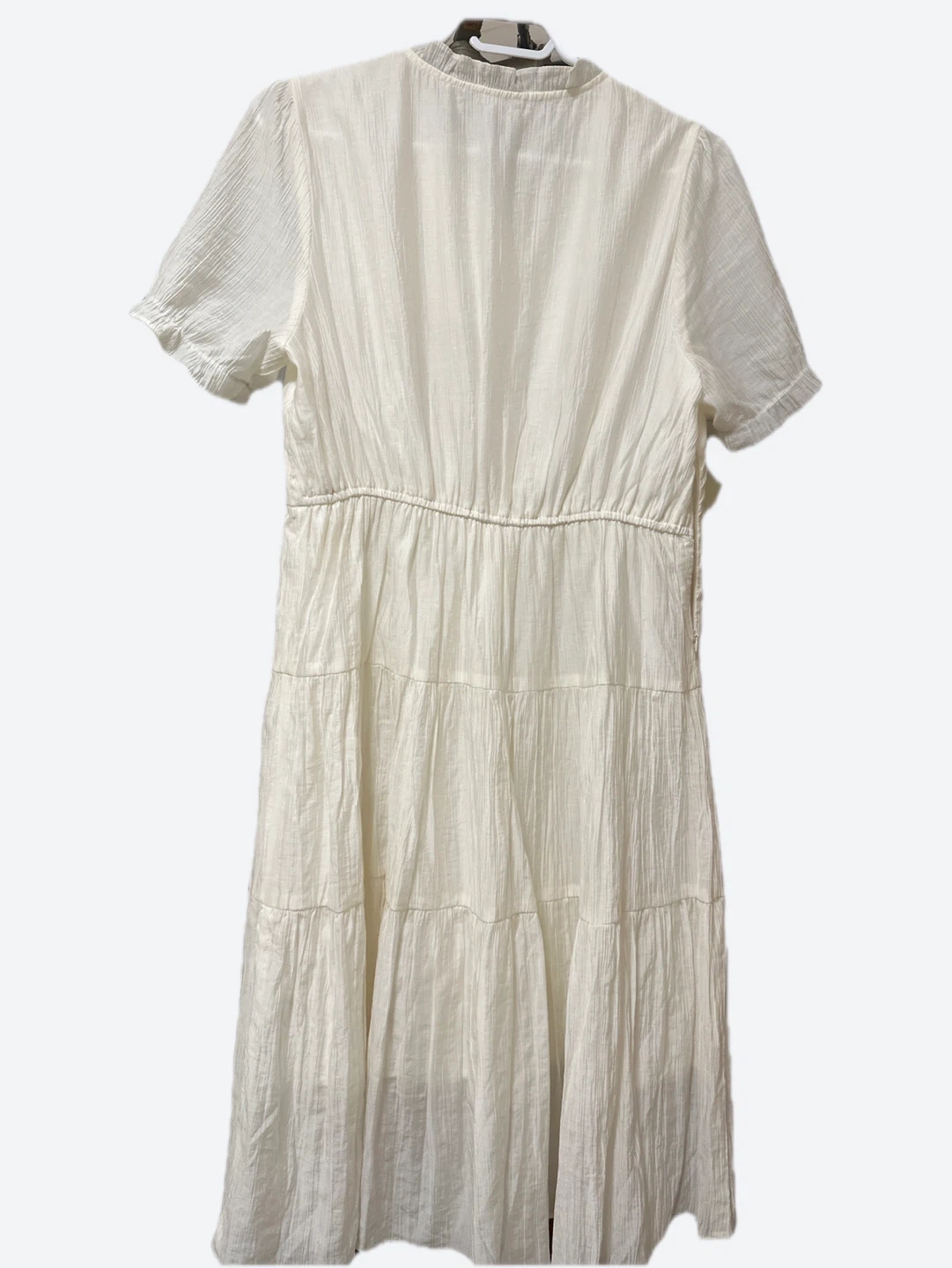Women's White Tiered Dress - photo 3