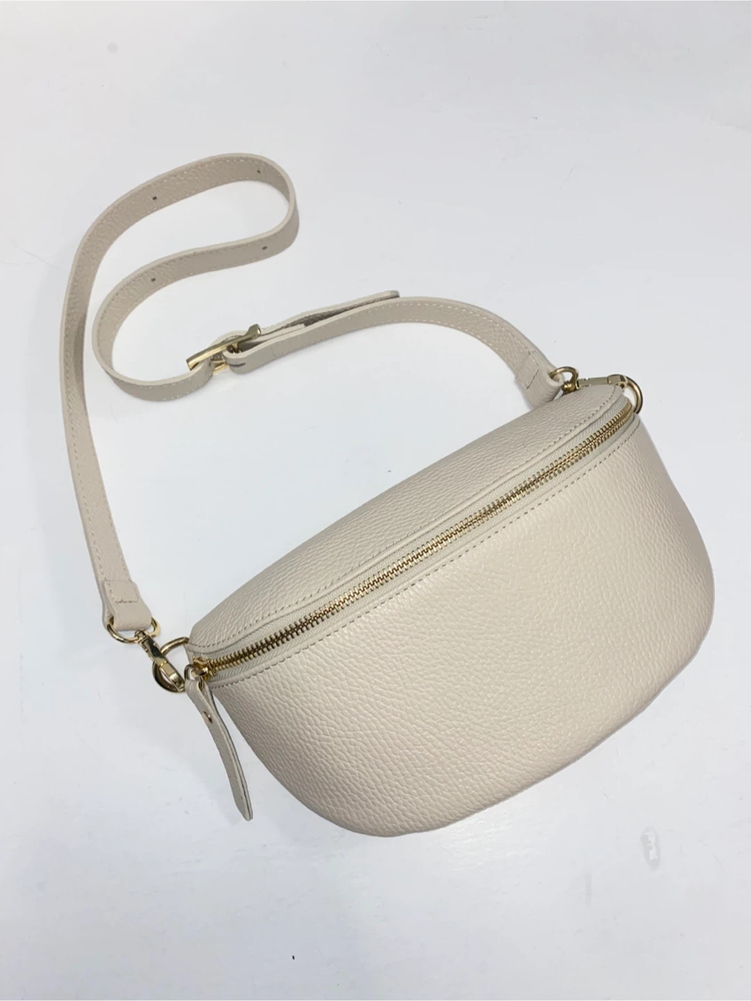 Made in Italy Leather Crossbody Bag