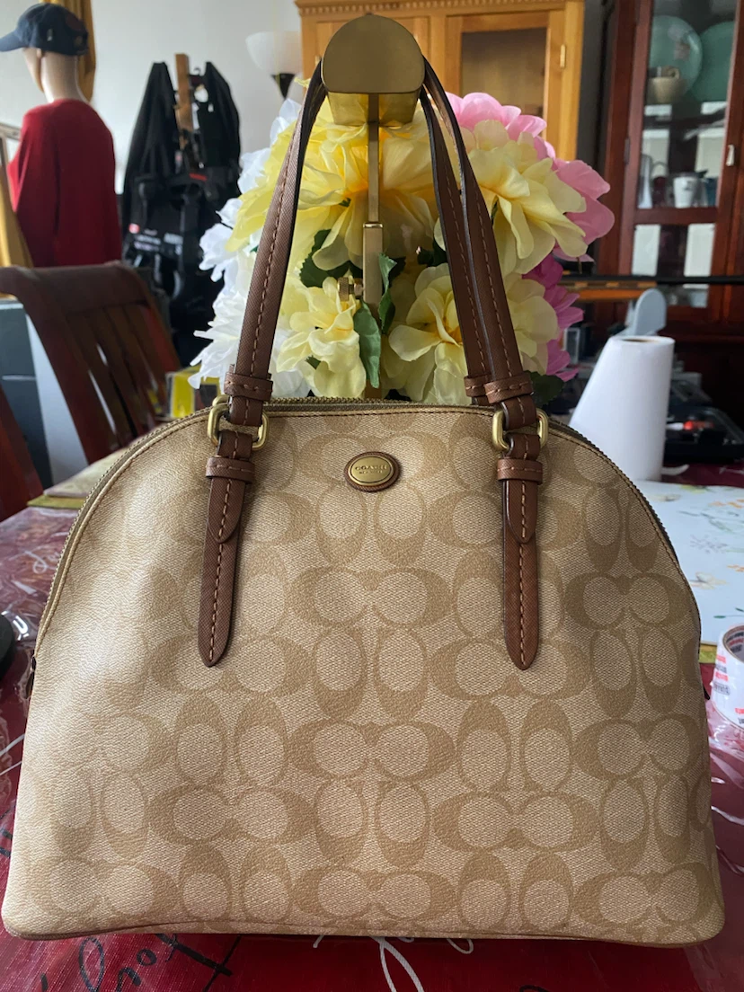 Coach Monogram Dome Satchel