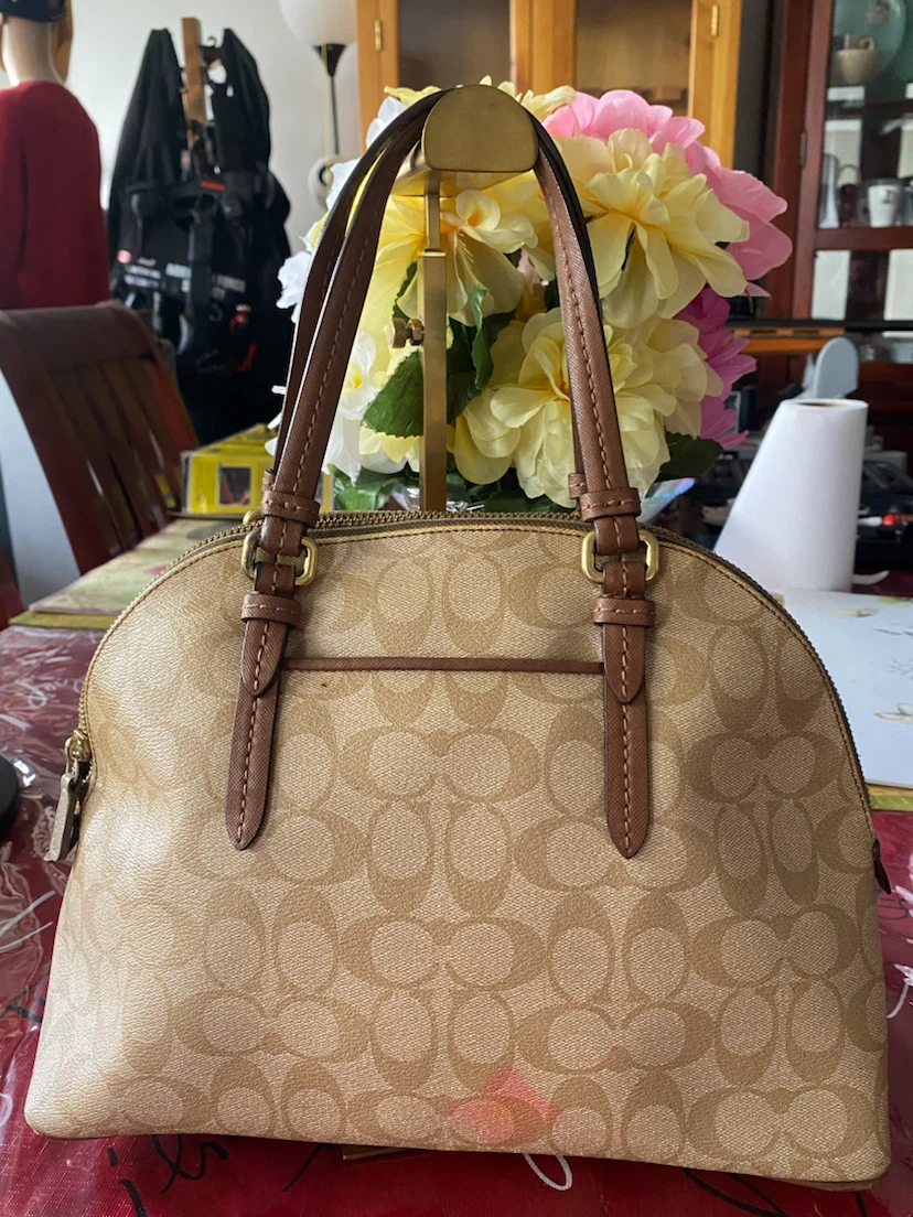 Coach Monogram Dome Satchel - photo 5