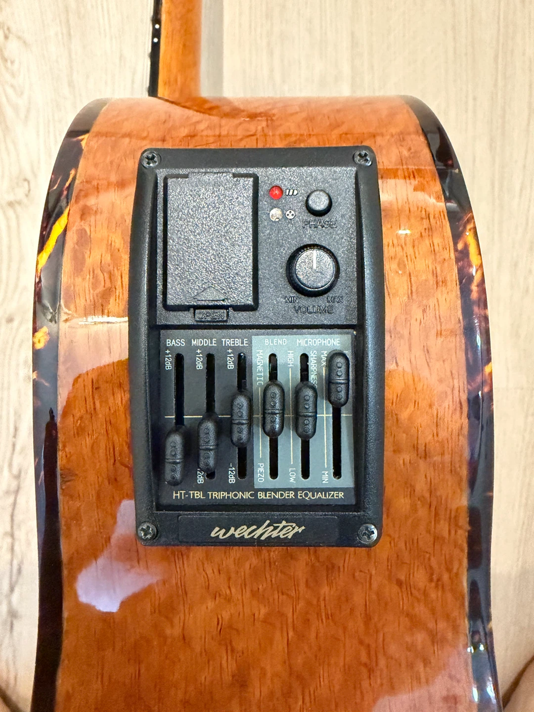 Wechter Acoustic Electric Guitar - photo 3