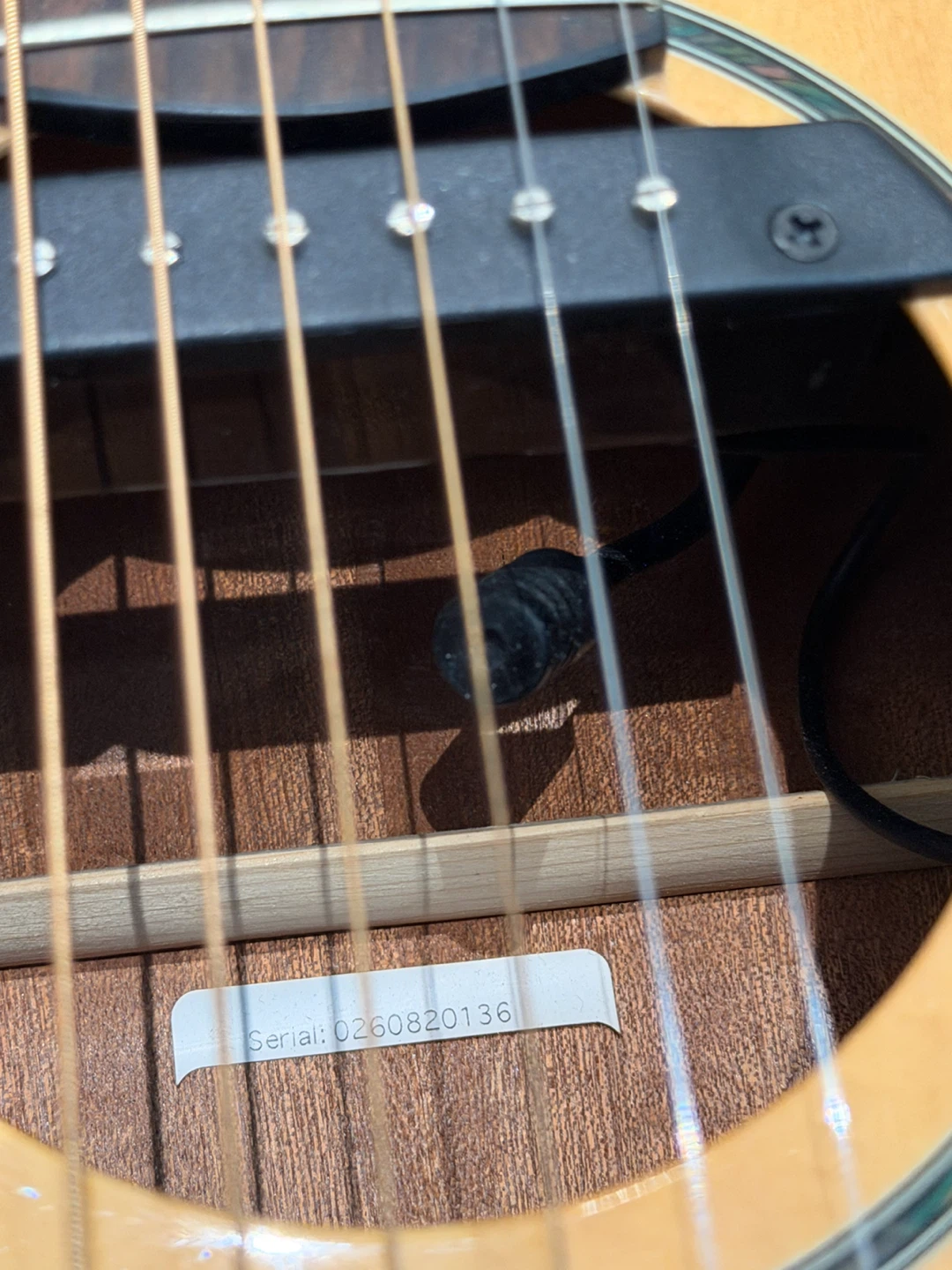 Wechter Acoustic Electric Guitar - photo 4