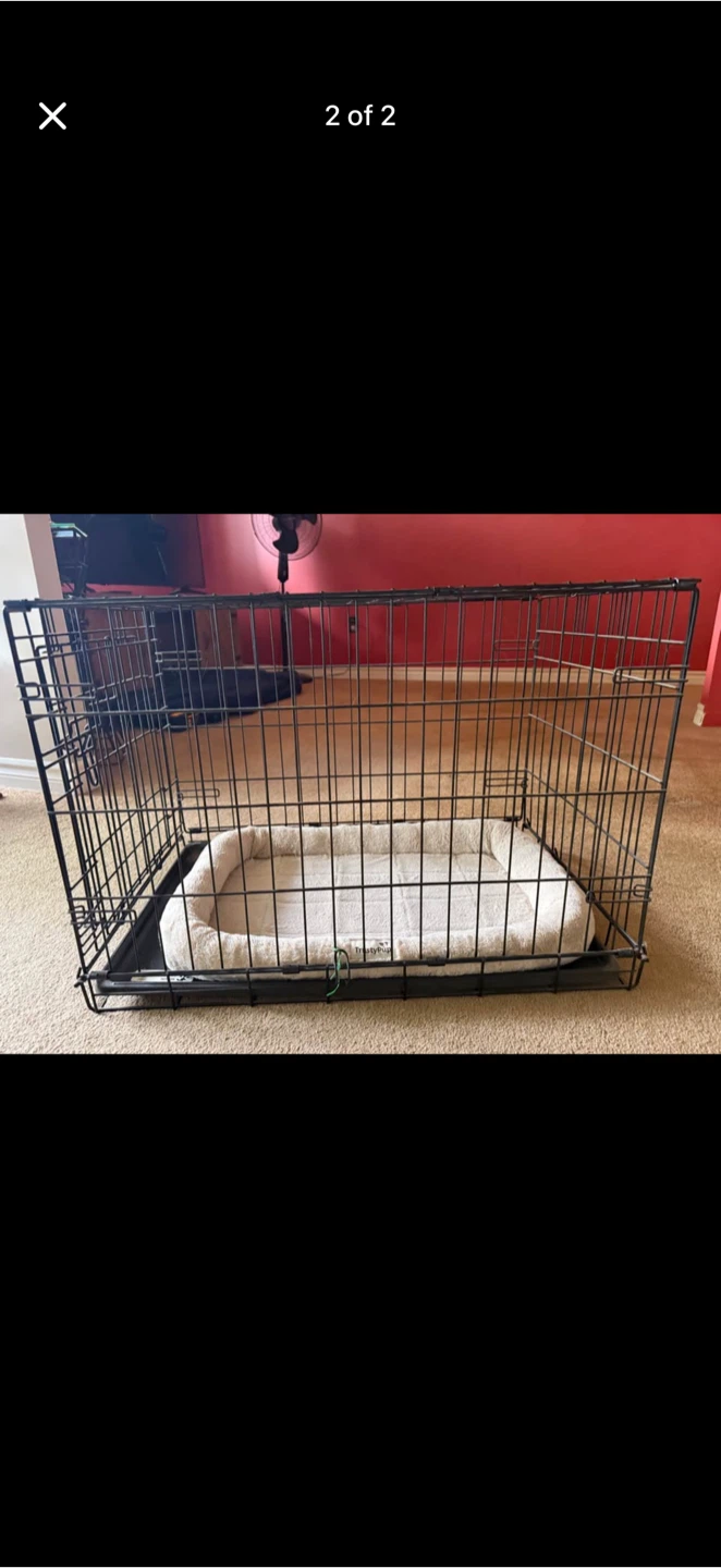 2 dog crates 30lbs to 20lbs