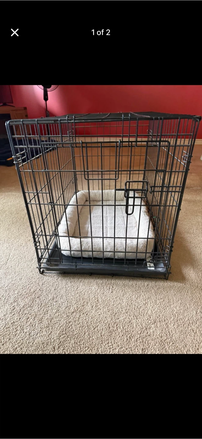 2 dog crates 30lbs to 20lbs - photo 2