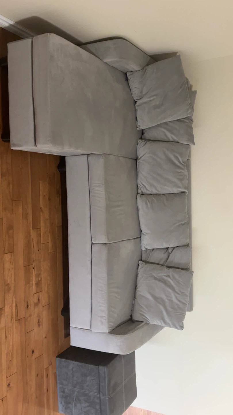 Grey Sectional Sofa - photo 2