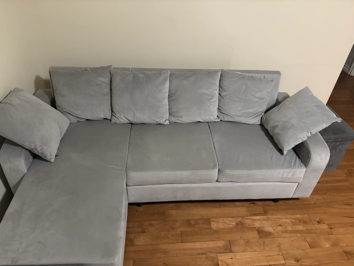 Grey Sectional Sofa - photo 3