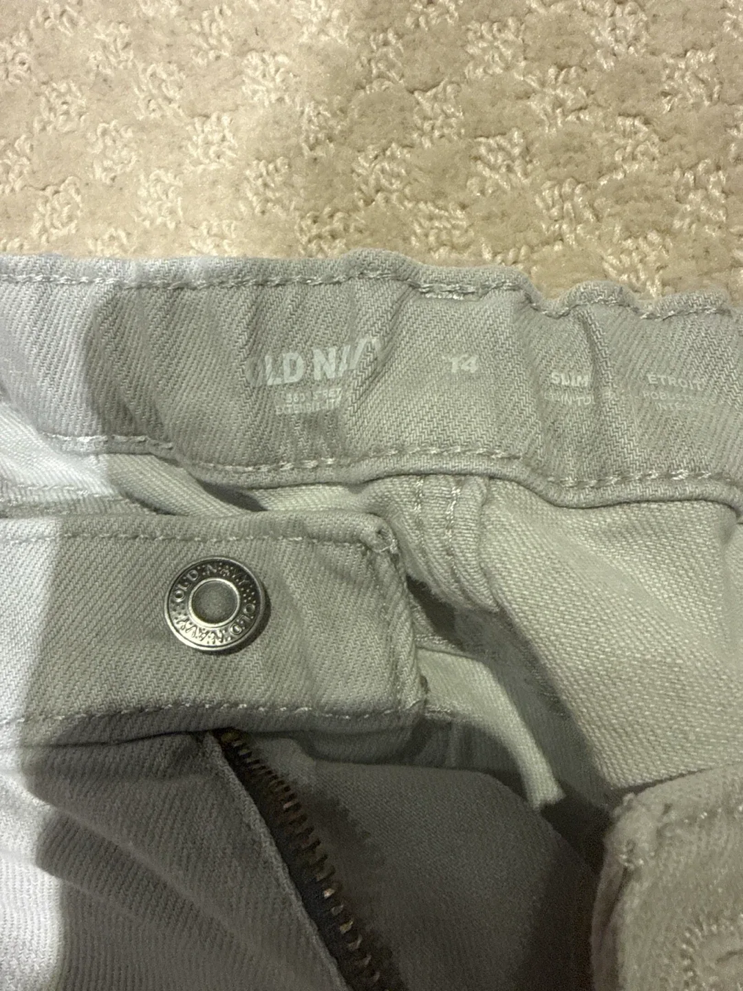 Old Navy Grey Denim Jeans Boys - photo 2