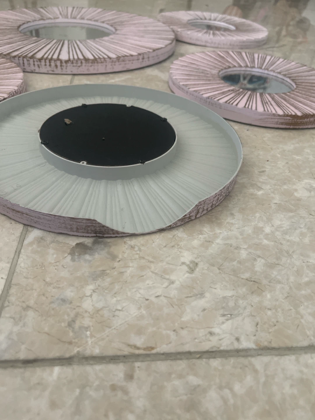 Set of 5 Round Decorative Mirrors - photo 2