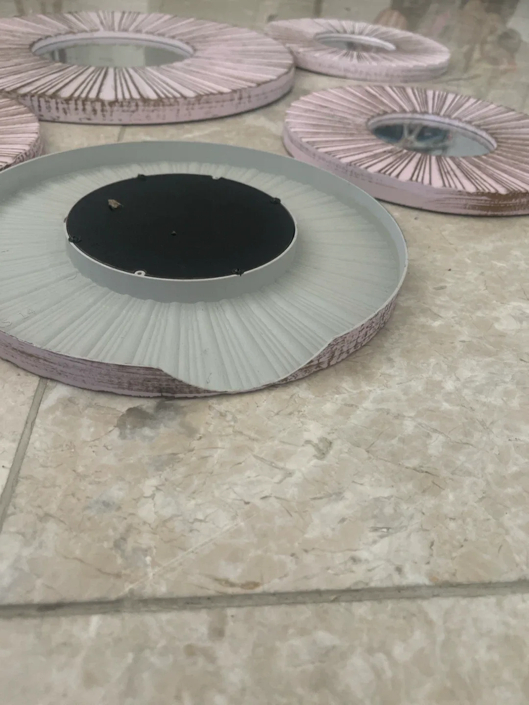 Set of 5 Round Decorative Mirrors - photo 2