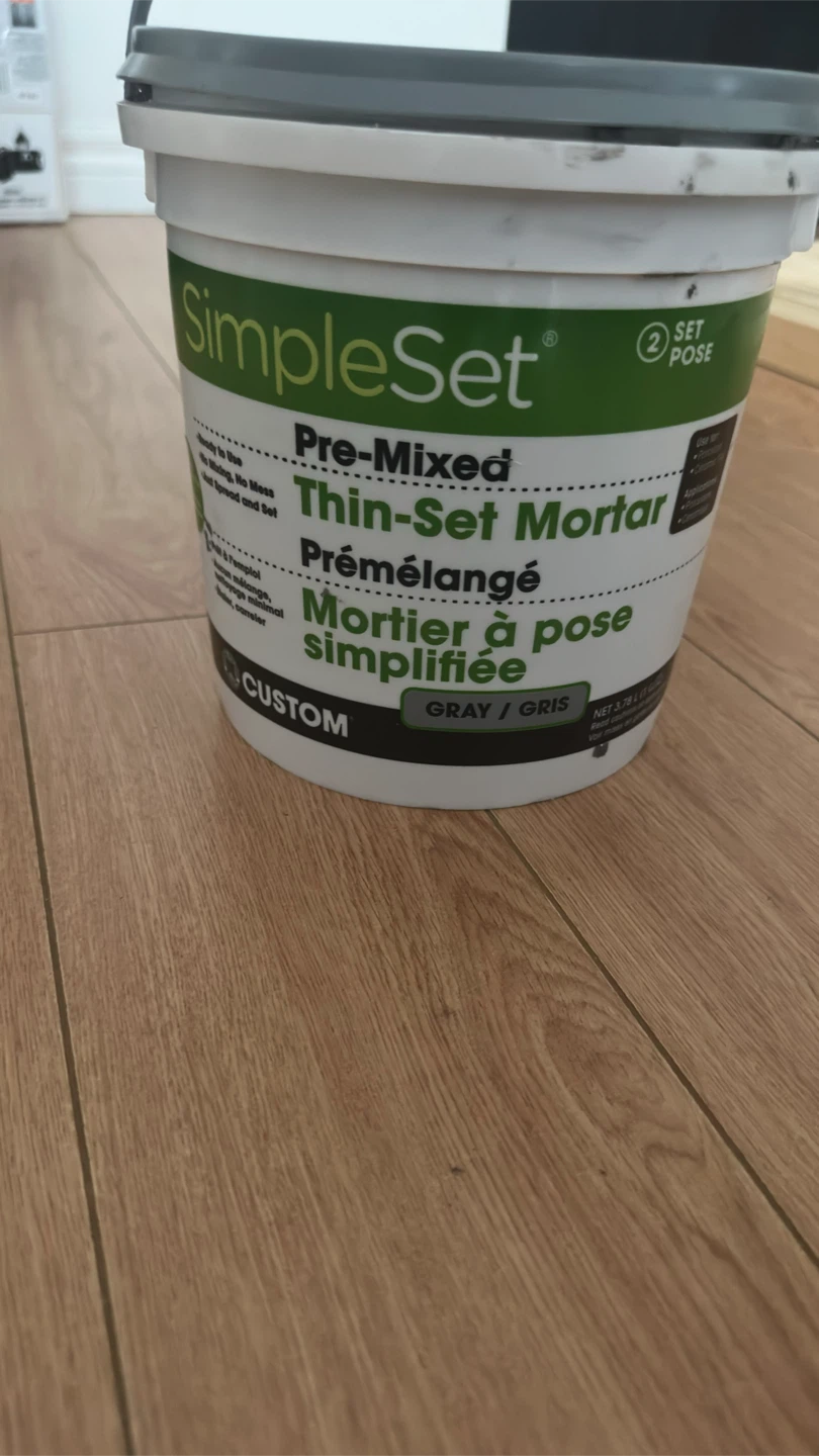 SimpleSet Pre-Mixed Thin-Set Mortar (Gray)