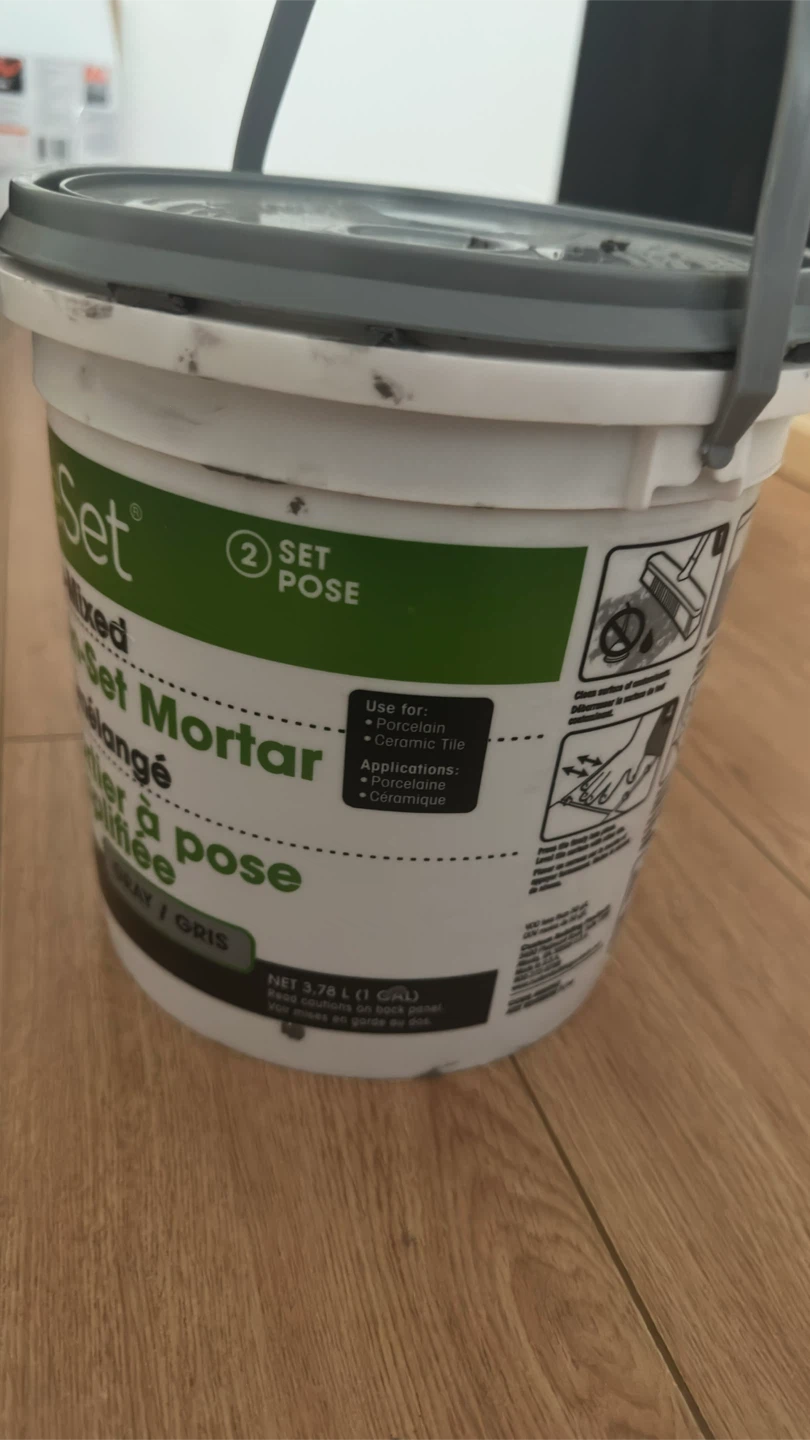 SimpleSet Pre-Mixed Thin-Set Mortar (Gray) - photo 3