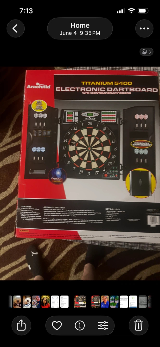Arachnid Titanium 5400 Electronic Dartboard with Doors - photo 2