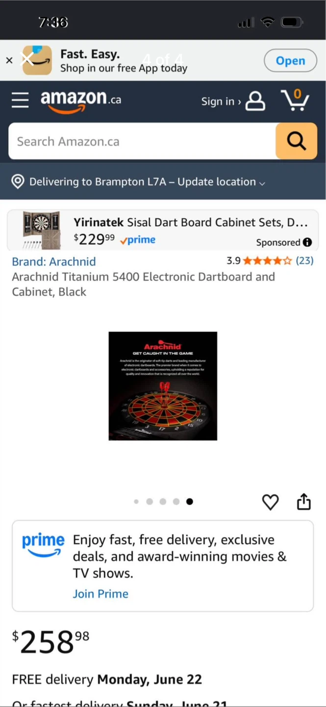 Arachnid Titanium 5400 Electronic Dartboard with Doors - photo 3