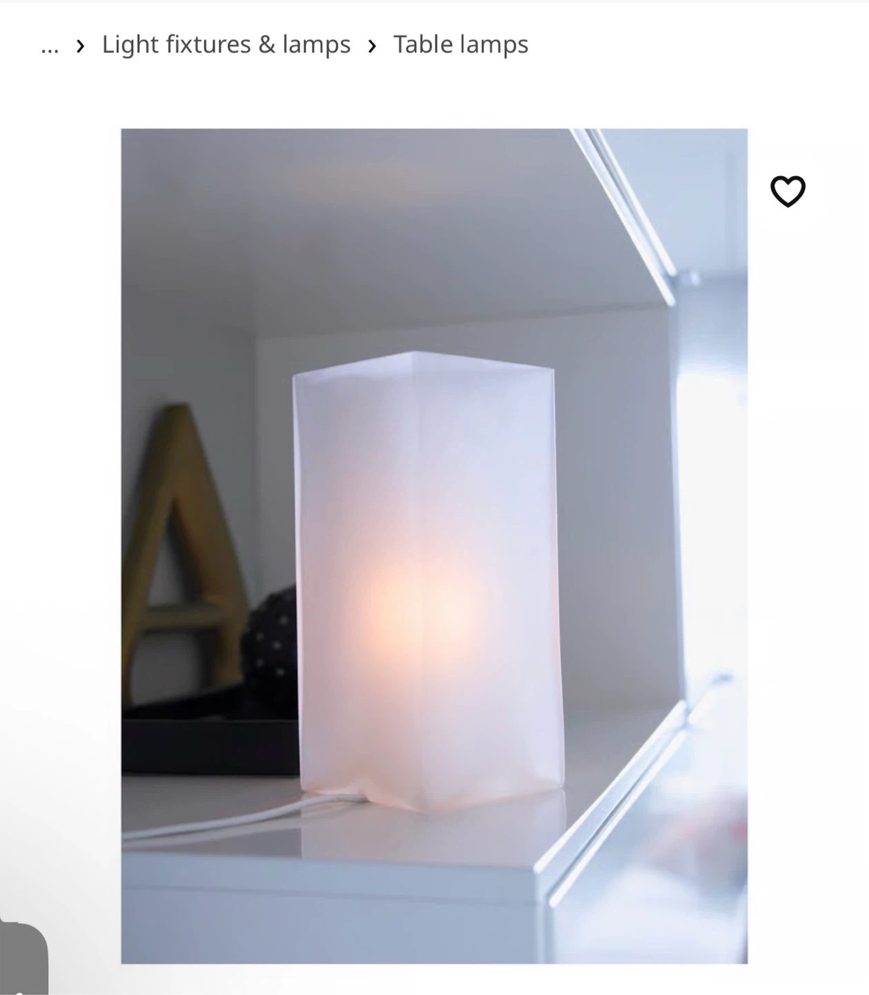 IKEA Pair of Frosted Table Lamps - photo 5